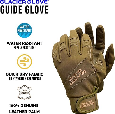 Glacier Glove Unisex Guide Leather Palm Hunting Shooting Fishing Glove in Saudi Arabia
