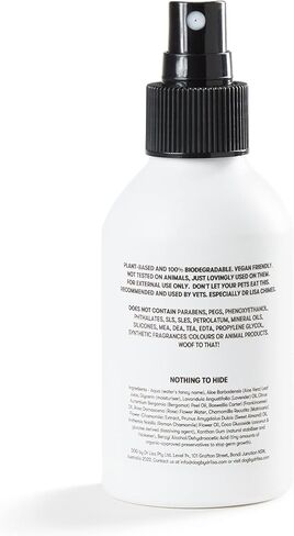 DOG by Dr Lisa - Spring Cologne - With Rose Geranium and Orange - Natural Dog Perfume - Pet Deodorant Spray - Plant-Based Essential Oils - Vegan - 4.2oz in Kuwait