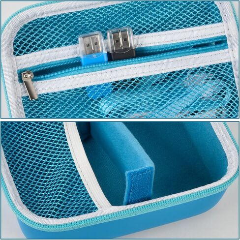 Case Compatible with GKTZ/for ESOXOFFORE/for HiMont/for Anchioo/for MINIBEAR Instant Print Camera for Kids, Digital Video Cameras Bag for Photo Papers, Color Pens & Accessories (Box Only)-Blue in Saudi Arabia