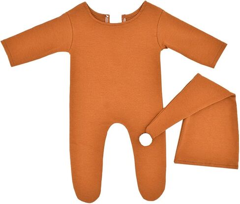 Newborn Photography Outfits Boy Girls Hat Romper Bodysuit Newborn Outfits Photoshoot Costume Infant Photography Props in Saudi Arabia