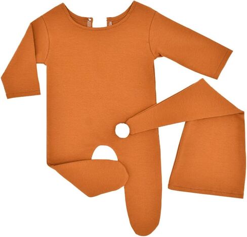 Newborn Photography Outfits Boy Girls Hat Romper Bodysuit Newborn Outfits Photoshoot Costume Infant Photography Props in Saudi Arabia
