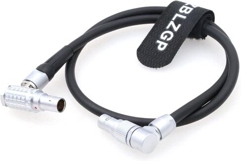 Power Cable for Titla Nucleus M from ARRI RED Camera Rotatable 2 Pin Male Right Angle to Elbow 7 Pin in Saudi Arabia