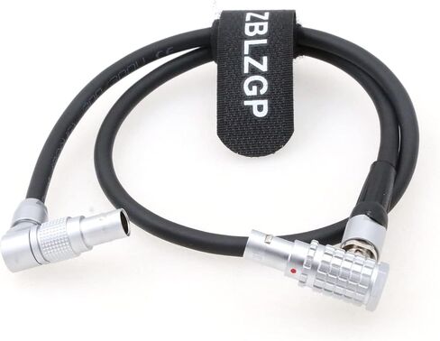 Power Cable for Titla Nucleus M from ARRI RED Camera Rotatable 2 Pin Male Right Angle to Elbow 7 Pin in Saudi Arabia