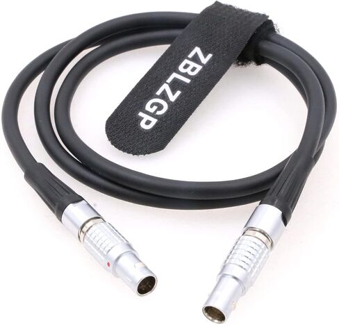 Power Cable for Titla Nucleus M from ARRI RED Camera Rotatable 2 Pin Male Right Angle to Elbow 7 Pin in Saudi Arabia