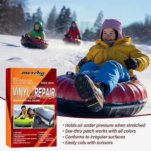 طقم إصلاح الفينيل MCTRHG، طقم رقعة إصلاح المراتب الهوائية، طقم رقعة الفينيل، مناسب لخيام الفينيل، مراتب الهواء، المظلات، المواد المطلية بالفينيل والفينيل in Kuwait