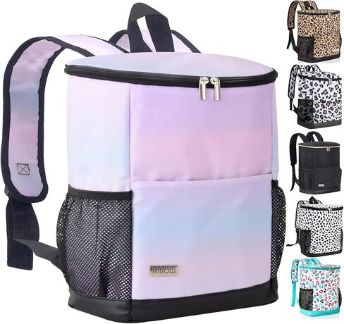 Wolka Cooler Backpack 30 Cans,Portable Backpack Coolers Insulated Leak Proof,Waterproof Soft Sided Cooler Bag for Travel,Beach,Camping,Picnic,Lunch Backpack for Women (Water Elf) in Kuwait