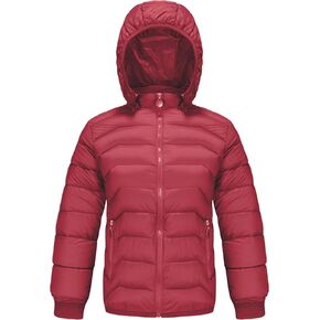 Miss Bei Girls Boys Winter Coat Down Jacket Outerwear Warm Puffer Jackets Casual Hooded Windproof Coats with Pocket