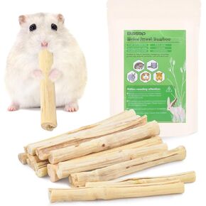 Bissap 700g/1.5Ib Sweet Bamboo Sticks for Rabbits, Bunny Chew Toys for Rabbits Hamster Chinchilla Guinea Pigs Rabbit Squirrel Small Animals Natural Treats Teeth Grinding Chew Sticks