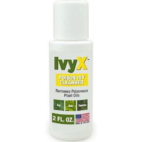 Ivy X Post Contact Poison Ivy Treatment Gel (4 oz. Tottle) - Removes Poison Ivy, Poison Oak, & Poison Sumac Oils From Skin & Protects Against Itchy Rashes