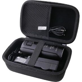 JINMEI Hard EVA Carrying Case Compatible with Sony HDRCX405/HDRCX455 Handycam Camcorder/Panasonic HC-V180K HD Video Camera Camcorder Case (grey)