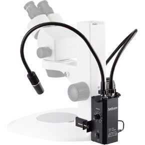 AmScope 6 Watt LED Dual Gooseneck Piggyback Illuminator in Kuwait