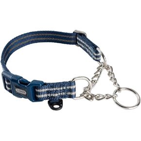 Martingale Dog Collar with Steel Chain and Quick Release Buckle Adjustable Floral No Pull Safe Training Collars,Flamingo,Small in Kuwait