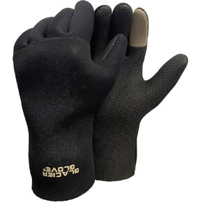 Glacier Glove Bristol Bay Full Finger Waterproof Gloves - Black