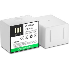 Taken Rechargeable Battery for Arlo Pro 5S 2K, Pro 4, Pro 3, Ultra 2, and Ultra Cameras, 3.85V 4800mAh Long Lasting Camera Batteries with Battery Charger Station in Kuwait