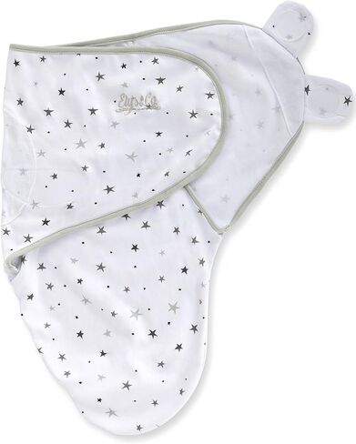 Ely's & Co. Adjustable Swaddles for Newborn, Baby Swaddles 0-3 Months, Swaddle Sack for Baby Girl/Boy, 2 Pack (Grey Star) in Saudi Arabia