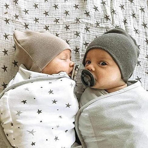 Ely's & Co. Adjustable Swaddles for Newborn, Baby Swaddles 0-3 Months, Swaddle Sack for Baby Girl/Boy, 2 Pack (Grey Star) in Saudi Arabia