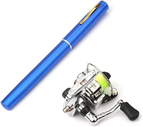Lixada Fishing Rod Reel Combo Mini Pen Fishing Pole Kit Telescopic Fishing Rod Spinning Reel Combo Kit in Saudi Arabia