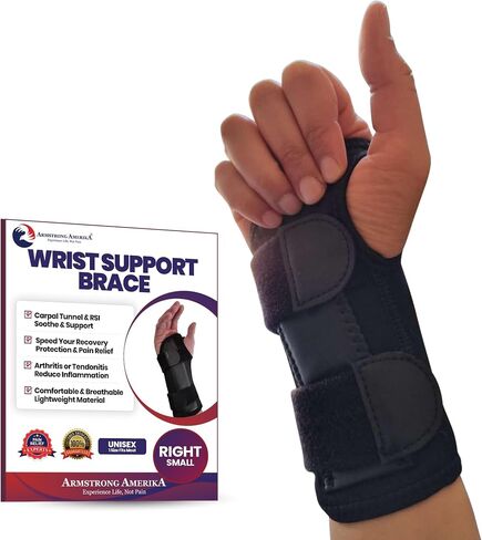 Carpal Tunnel Wrist Brace | Night Wrist Support Guard | Wrist Splint & Hand Brace | Carpal Tunnel Syndrome & Wrist Tendonitis Pain Relief with Forearm Compression | For Men & Women (Left Wrist Brace) in Saudi Arabia