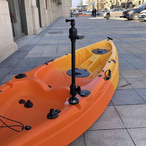 حامل كاميرا DAUERHAFT Kayak Action، حامل كاميرا خفيف الوزن بزاوية قابلة للتعديل، حامل كاميرا للقارب بمشبك محكم، لألواح التجديف والزوارق والرياضات المائية in Saudi Arabia