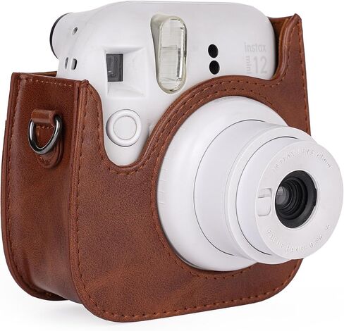 حافظة حماية Frankmate متوافقة مع كاميرا Fujifilm Instax Mini 12 11 9 مع جيب ملحق وحزام قابل للتعديل in Kuwait