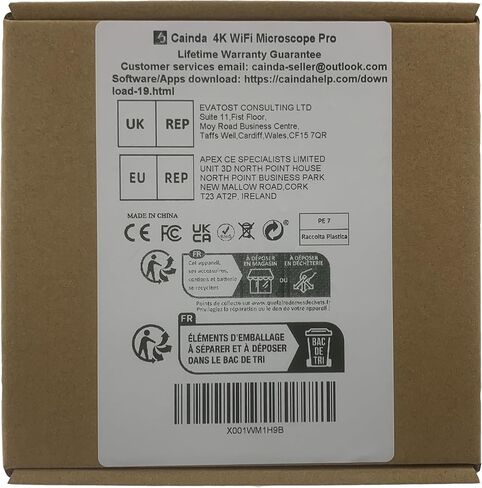 WiFi Digital Microscope for iPhone Android Phone and Mac Windows PC | 50-1000X Magnification Wireless Portable Microscope with Adjustable Metal Stand and Carrying Bag, HD 1080P/720P Video Record in Saudi Arabia