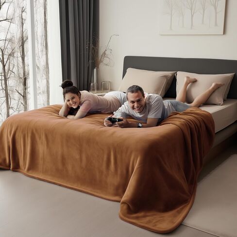 Waterproof Throw Blanket – Leakproof, Spill-Proof Flannel Blanket for Bed, Couch, Kids & Pets Protection, Reversible Water-Proof Design (Moon Grey & Starlit Grey, 40x60") in Saudi Arabia