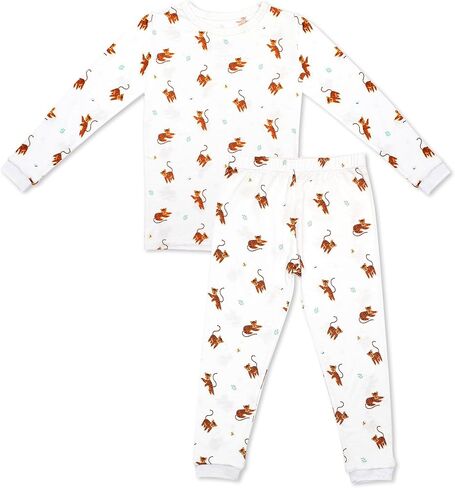 Toddler Pajamas - Soft, Breathable Long-Sleeve Pajama Set for Kids | Soft, Breathable Long-Sleeve Pajama Set for Kids, Imported, Kids Sleepwear, 95% Viscose Derived from Bamboo, 5% Spandex in Saudi Arabia