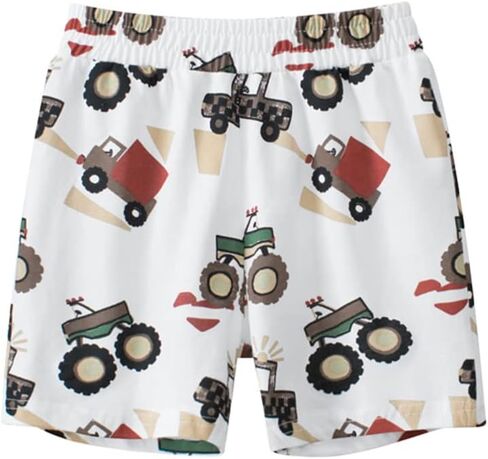 Toddler Boys Summer Knit Shorts with Pocket, 2/3/4 Pack Baby Pull-On Soft Active Shorts in Kuwait