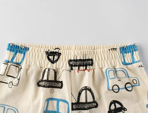 Toddler Boys Summer Knit Shorts with Pocket, 2/3/4 Pack Baby Pull-On Soft Active Shorts in Kuwait