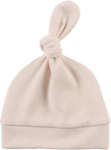 JANGANNSA Newborn Baby Hat Infant Baby Boys Beanie Top Knot Stretchy Hats for Girls 100% Organic Cotton in Kuwait