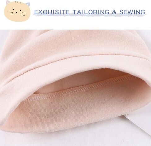 JANGANNSA Newborn Baby Hat Infant Baby Boys Beanie Top Knot Stretchy Hats for Girls 100% Organic Cotton in Kuwait