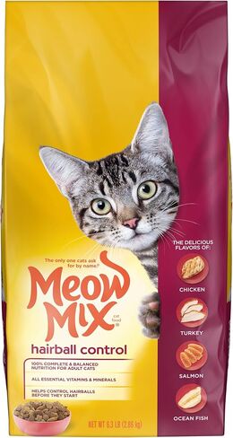Meow Mix Hairball Control Dry Cat Food, 6.3 Pound Bag in Kuwait