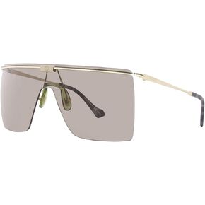 Gucci GG1096S 002 Sunglasses Men's Gold/Havana/Brown Lens Shield 99mm