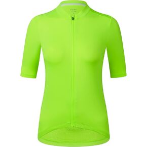 RISESBIK قميص ركوب الدراجات للسيدات بأكمام طويلة/قصيرة الوزن خفيف الوزن مناسب للسباق بعامل حماية من الأشعة فوق البنفسجية 50+، قميص جيرسي لركوب الدراجات وجيب بسحاب in Kuwait