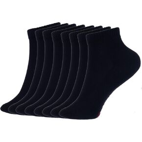 Alpine Swiss Mens 8 Pack Cotton Ankle Socks Athletic Performance Cushioned Socks Shoe Size 6-12 in Saudi Arabia