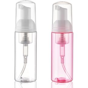 Cosywell Foam Soap Dispenser 2oz 5 Pack Empty Travel Pump Dispenser for Hand Soap Foaming Lash Shampoo for Cleanser, Dispenser(5color)