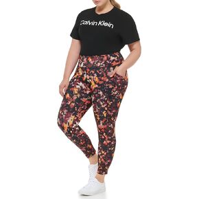 Calvin Klein Performance Women's Plus Size Active Full Length Legging