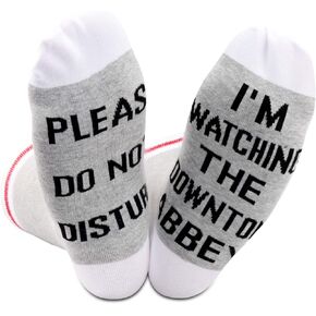 GJTIM 2PAIRS Novelty Inspired Gift Funny Period Drama TV Show Socks For Wife Mom Sister