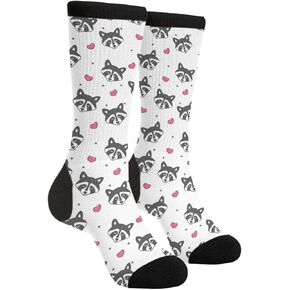 Yaateeh Mushroom Cute Funny Novelty Socks Unisex Crazy Crew Dress Socks