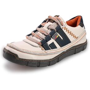 TMA EYES Men's Shoes Comfortable Casual Leather Shoes Slip on Lace up Shoes