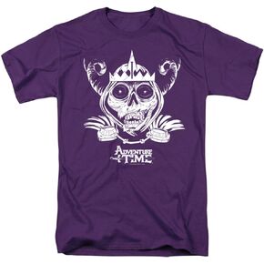 Popfunk Classic Adventure Time Skull Face Cartoon Network T Shirt & Stickers