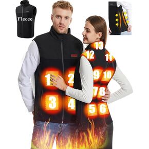 Heated Vest for Men Women - USB Warming Vest Electric Rechargeable Heat Vest (Battery Not Included)