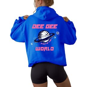Go Greek Chic Delta Gamma is out of this World - Blue Sweatsuit Set