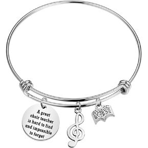 SEIRAA Music Teacher Gift A Truly Great Choir Teacher is Hard to Find Keychain Thank You Gift for Choir Teacher