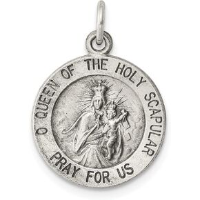 Sterling Silver Scapular Medal