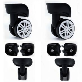 1Pairs Universal Luggage Wheel Heavy Duty Caster Wheel Replacement Travel Suitcase Wheel(S)