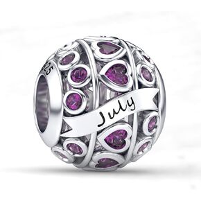 سحر جوهرة الميلاد الحب القلب المخرم حبة سحر للأساور والقلائد 925 الفضة الاسترليني مع زركونيا مكعب 5A، هدايا المجوهرات النساء الفتيات