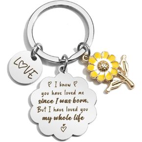 DUIOQ Mothers Day Gifts for Grandma from Grandchildren,Grandma Gift for Mothers Day,Birthday Keychain Gifts for Grandma