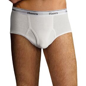 Hanes b2b Men's TAGLESS No Ride Up Briefs Comfort Flex Waistband 2X 6-Pack_Wht_XX-L