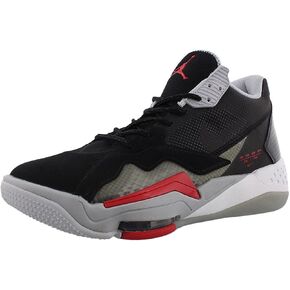 Air Jordan Men's Zoom 92 Basketball Sneakers, Black/University Red, 14 M US